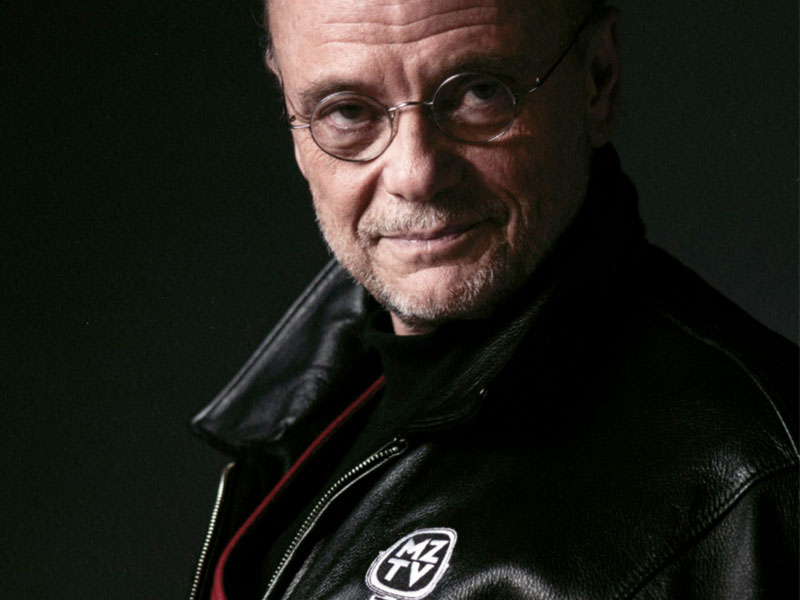 Moses Znaimer at ‘Be My Guest’ in Muskoka with Host Peter Jennings